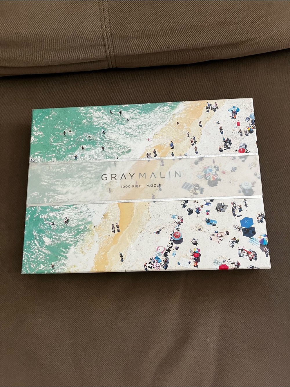 NWT Gray Malin Beach Aerial 1000-Piece Puzzle - Turquoise & Sand
